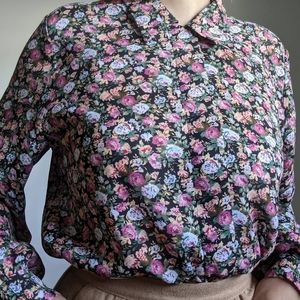 Vintage floral blouse